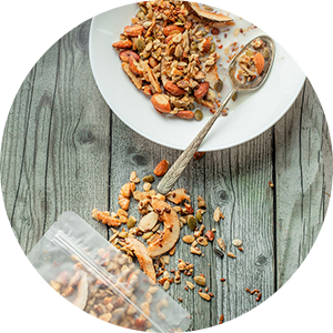 Nutritious and naturally big on flavor keto granola by Activeat